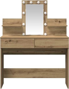 vidaXL Τραπέζι περιποίησης Artisan Oak 100 x 40 x 130 εκ