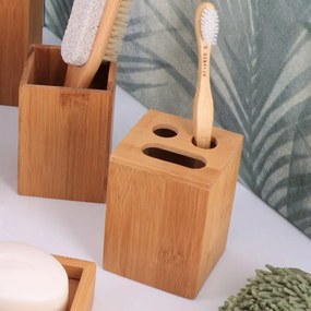 Ποτηροθήκη Μπάνιου (7x7x10) T-D Bamboo 6350195