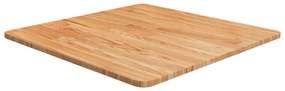 vidaXL Επιφάνεια Τραπεζιού Τετράγωνη Αν. Καφέ 60x60x1,5 εκ. Ξύλο Δρυς