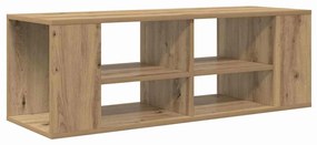 vidaXL Τοίχου Ντουλάπι Τηλεόρασης artisan δρυς 102 x 35 x 35 cm
