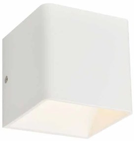 Απλίκα Τοίχου LED Aca Nephele L35037 White Matt