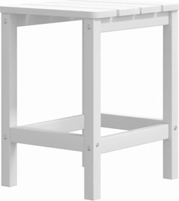 vidaXL Τραπέζι Κήπου Adirondack Λευκό 38 x 38 x 46 εκ. από HDPE