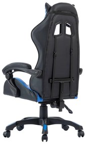 vidaXL Καρέκλα Racing Μπλε από Συνθετικό Δέρμα