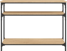 vidaXL Τραπέζι Κονσόλα Sonoma Δρυς 100x29x75 εκ. Επεξεργασμένο Ξύλο