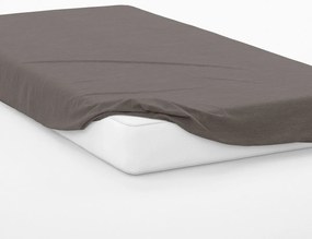 Σεντόνι Υπέρδιπλο Με Λάστιχο (160x200+30) Dimcol Exotic Line Καφέ