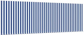 vidaXL Σκηνίτσα Αναδιπλούμενη Ριγέ Μπλε 350 x 200 cm ύφασμα