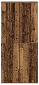 vidaXL Ντουλάπα Παπουτσιών Παλιού Ξύλου 80x39x180 εκ. Επεξεργασμένο Ξύλο