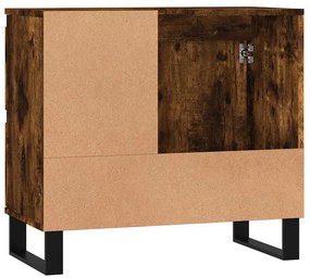 vidaXL Ντουλάπι Μπάνιου Καπνιστή Δρυς 65x33x60 εκ. Επεξεργασμένο Ξύλο