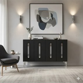 Stewehome κονσόλα πολύχρηστο ντουλάπι για γωνιά καφέ και βάση τηλεόρασης 120x32x75 cm