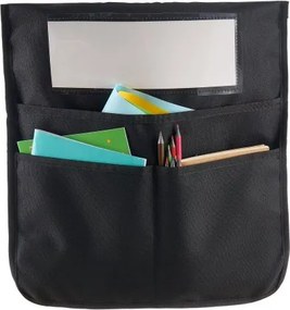 VEVOR Chair Pockets for Classroom 24 Pack Seat Pocket with Name Tag Black