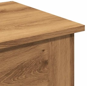 Τραπεζάκι σαλονιού Artisan Oak 40x40x42 cm Κατασκευασμένο ξύλο - Καφέ