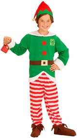 Χριστουγεννιάτικη Στολή Ξωτικό Αγόρι 0000 - 237771 (Wid-4-5 Ετών: Ύψος από 104 έως 116cm/ Μέση:53-57cm)