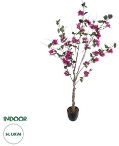 20676 GloboStar® Artificial Garden BOUGAUVILLEA 20676 Τεχνητό Διακοσμητικό Φυτό με Ανθη Μπουκανβίλιας Φουξ Υ180cm
