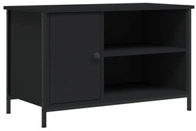 vidaXL Έπιπλο Τηλεόρασης Μαύρο 80 x 40 x 50 εκ. από Επεξεργασμένο Ξύλο