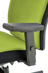POP office chair, color: black / green DIOMMI V-NS-POP-FOT-ZIELONY