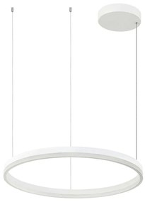 Φωτιστικό Οροφής Κύκλος 20261 Led 3000K 42W Φ60cm White Matt Aluminum,Acrylic