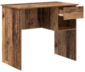 vidaXL Γραφείο με Αποθήκευση Παλιού Ξύλου 90x49.5x75 εκ. Επεξεργασμένο ξύλο