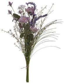Μπουκέτο Λουλουδιών 3-85-084-0140 Υ58cm Purple Inart Plastic