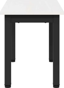 vidaXL Τραπεζάκι σαλονιού Λευκό 60 x 30 x 36 cm Στερεά ξυλεία πεύκου