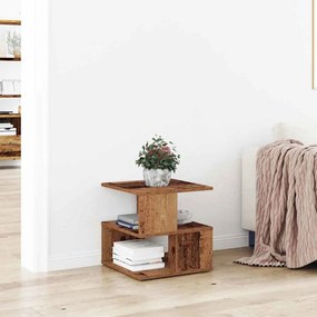 vidaXL Τραπέζι Πλευρικής από Αρχαίο Ξύλο 40x40x40 εκ.