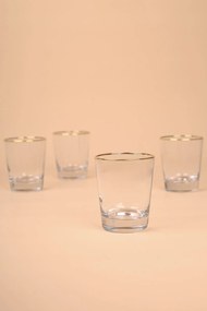 Glass Set (4 Pieces) Pure 275 Gold
Transparent