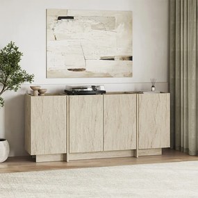 Μπουφές Dorma Megapap χρώμα travertine 180x45x80,2εκ.