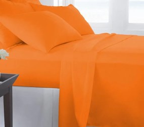 Ariete Casa Σεντόνι Διπλό 200×240 cm Πορτοκαλί