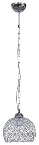 Φωτιστικό Οροφής Μονόφωτο Heronia Chris 01-0288 Nickel