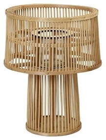 Φανάρι KAD109 Bamboo S 27cm Beige Espiel Bamboo,Ξύλο