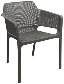 Καρέκλα - Πολυθρόνα Oviez pp σε ανθρακί απόχρωση 59x58x79 εκ. 59x58x79 εκ.