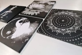 Σετ εικόνων Feng Shui σε μαύρο & άσπρο - 4x 40x40