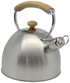 Τσαγιέρα Ανοξειδώτη Με Λαβή Ξύλο 2.5lt ANKOR
