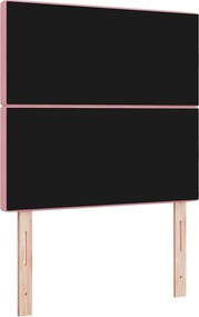 vidaXL LED κεφαλάρι με φώτα λωρίδας LED Ροζ 90 cm Πολυεστέρας