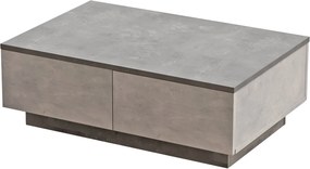 Τραπεζάκι Σαλονιού Ασημί / Ανθρακί FLAGRE 90x60x31.6