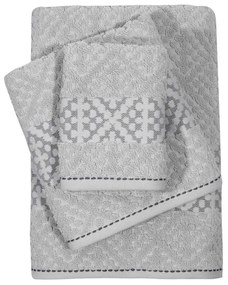 Πετσέτες Daily 0672 (Σετ 3τμχ) Grey Das Home Σετ Πετσέτες 70x140cm 100% Βαμβάκι