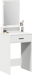vidaXL Τραπέζι περιποίησης Λευκό 50 x 41 x 140 εκ. Επεξεργασμένο Ξύλο