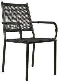 Πολυθρόνα Zucca Μαύρο 58 x 63 x 90