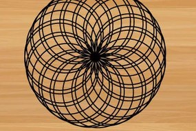 Intra απο ξύλο plywood 3mm-4mm πάχος – Laser διακόσμησης τοίχου Sacred Geometry Δίασταση 40x30 cm INTRAFABR-69514416