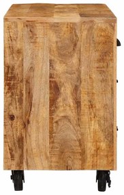 vidaXL Βοηθητικό ντουλάπι Καφέ 70 x 38 x 63 εκ Μασίφ ξύλο μάνγκο