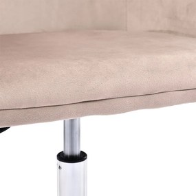 Καρέκλα γραφείου εργασίας Xever pakoworld βελούδο ροζ - Βελούδο - 127-000034