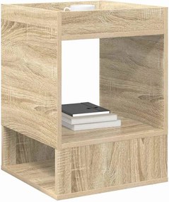 vidaXL End Table 2 pcs Δρύς Sonoma 40 x 40 x 56 εκ. Επεξεργασμένο ξύλο