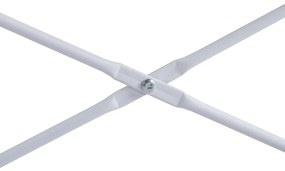 vidaXL Γραφείο Υπολογιστή Λευκό 110 x 60 x 70 εκ. από Επεξ. Ξύλο