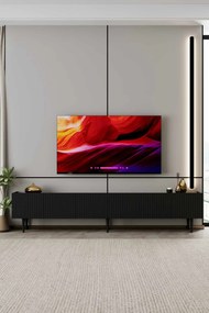 Έπιπλο Τηλεόρασης Μαύρο CLOTA 240x29x20