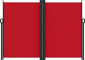 vidaXL Σκίαστρο Πλαϊνό Συρόμενο Κόκκινο 180 x 1200 εκ.