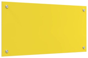vidaXL Κουζίνα  Πλακάκι Κίτρινο 80x40x0,6 εκ. Θερμαινόμενο Γυαλί