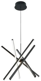 Κρεμαστό Φωτιστικό Οροφής LED 49W IP20 3CCP Ray 4301300 Viokef 4301300 Μαύρο