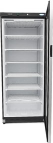 Freezer - 600L - Black - with Glass Door
