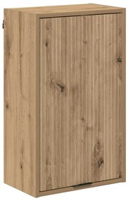 vidaXL Ντουλάπι Μπάνιου Επιτοίχιο artisan δρυς 39 x 23.5 x 65 εκ.