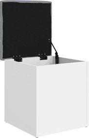 vidaXL Πάγκος Αποθήκευσης Λευκός 42x42x45 εκ. από Τεχνητό Ξύλο