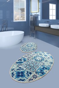 Bathmat Set (2 Pieces) Ceramic Djt Multicolor